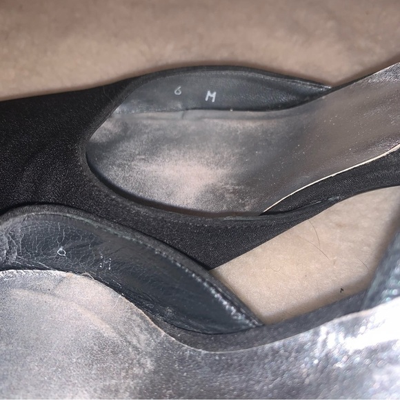 Stuart Weitzman Black Pointed Toe Heels - Picture 7 of 11